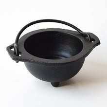 Load image into Gallery viewer, Small Black Cast Iron Cauldron 2&quot; - Hello Violet
