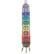 Load image into Gallery viewer, 7 Chakras Woven Carpet Wall Hanging - Hello Violet
