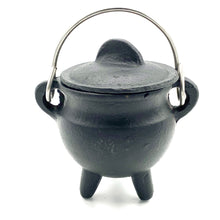 Load image into Gallery viewer, Cast Iron Cauldron With Lid
