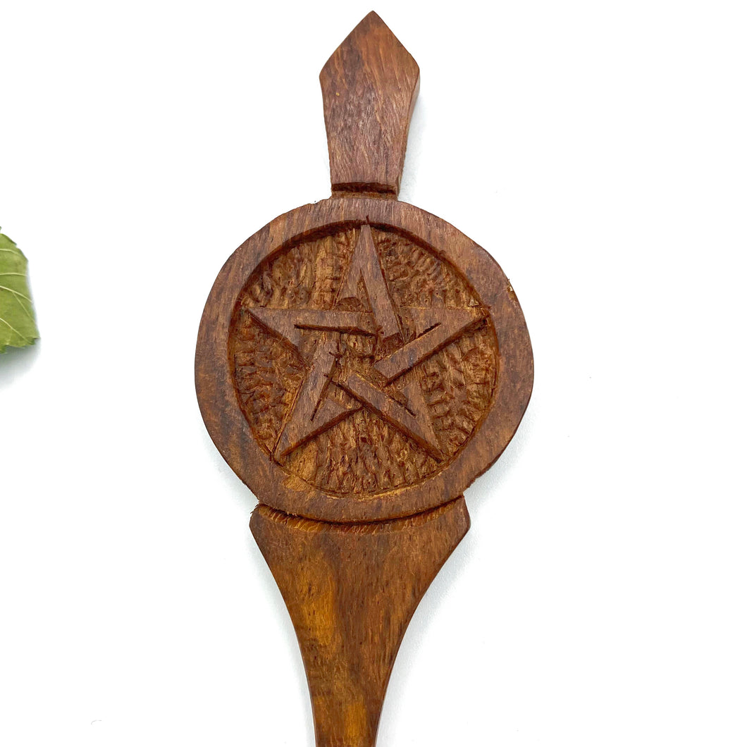 Wooden Ritual & Herb Spoon