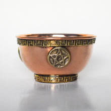 Load image into Gallery viewer, Pentacle Copper Offering Bowl - Hello Violet
