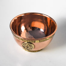 Load image into Gallery viewer, Pentacle Copper Offering Bowl - Hello Violet
