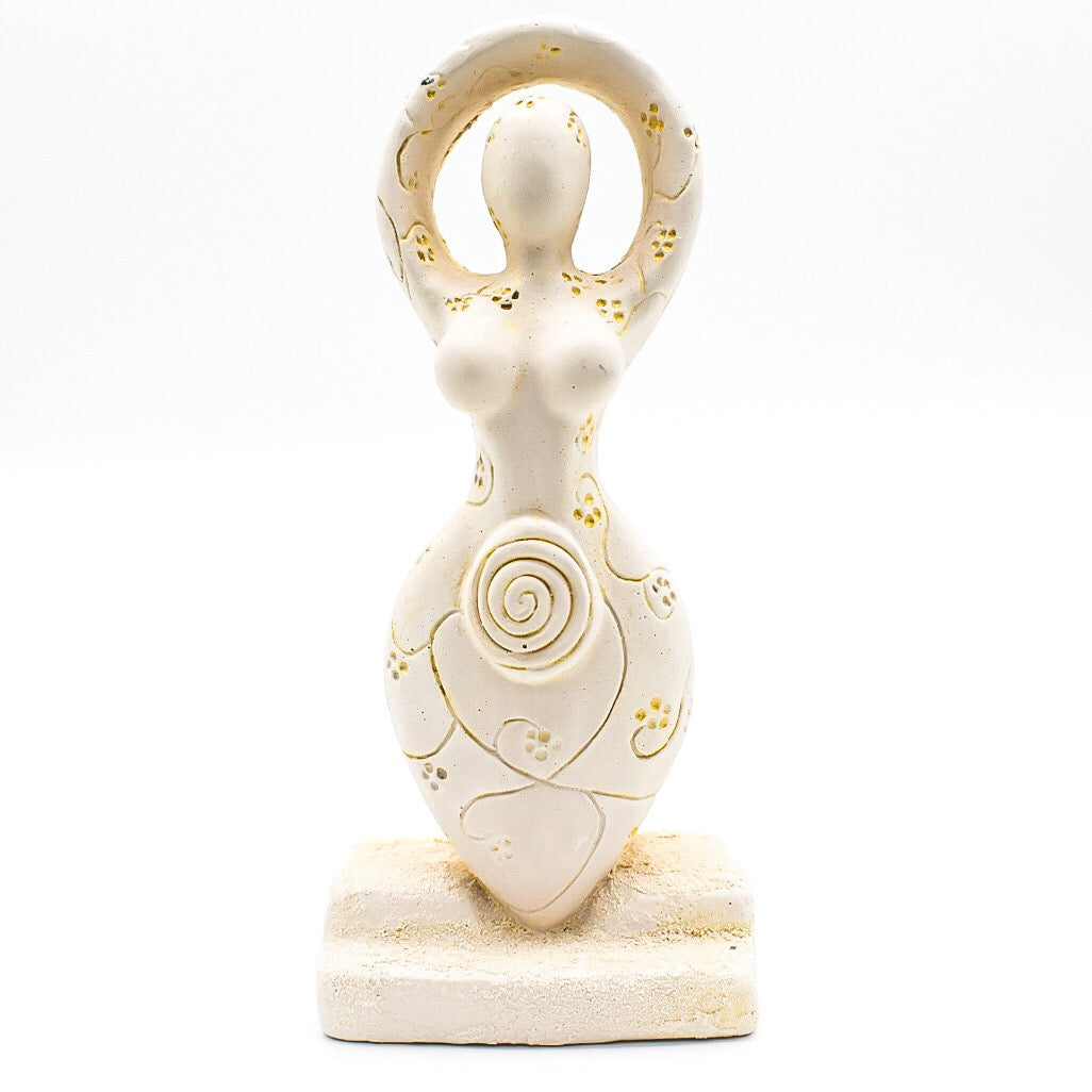 Spring Goddess Cement Figurine - Hello Violet
