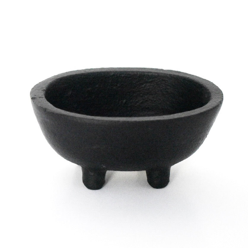 Mini Oval Cast Iron Cauldron - Hello Violet