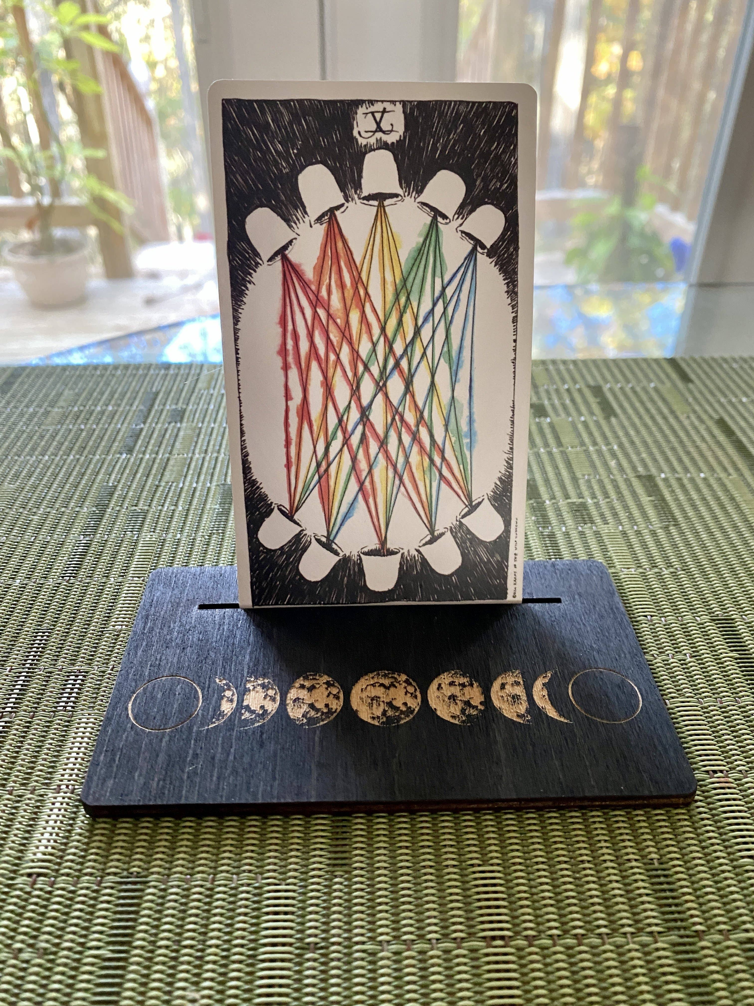Tarot Card Holder Moon Phase - Oracle Card Holder – Hello Violet