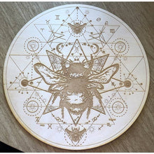 Load image into Gallery viewer, Honey Bee Crystal Grid
