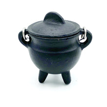 Load image into Gallery viewer, Cast Iron Cauldron With Lid
