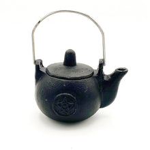 Load image into Gallery viewer, Pentacle Cast Iron Kettle Cauldron
