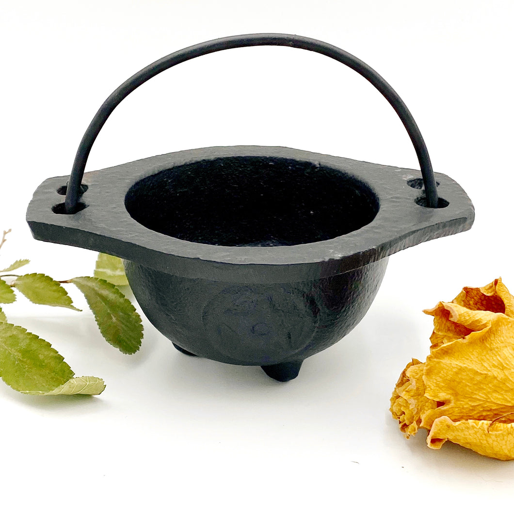 Pentacle Cast Iron Cauldron