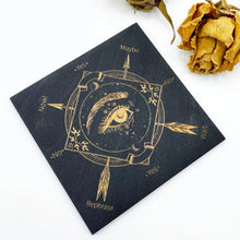 Load image into Gallery viewer, Wood Engraved Eye Pendulum Board
