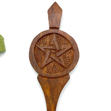 Load image into Gallery viewer, Wooden Ritual &amp; Herb Spoon
